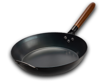 YOSUKATA Sartén de acero al carbono sin recubrimiento, sartén duradera de  10 1/4 pulgadas, sartenes para cocinar deliciosas comidas, sartén de acero