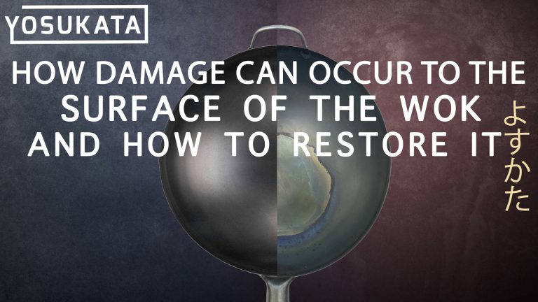 Cómo se pueden producir daños en la superficie del wok y cómo restaurarlo