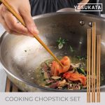 Small Yosukata Cooking chopsticks 3 pairs 30cm, 33cm, 36cm